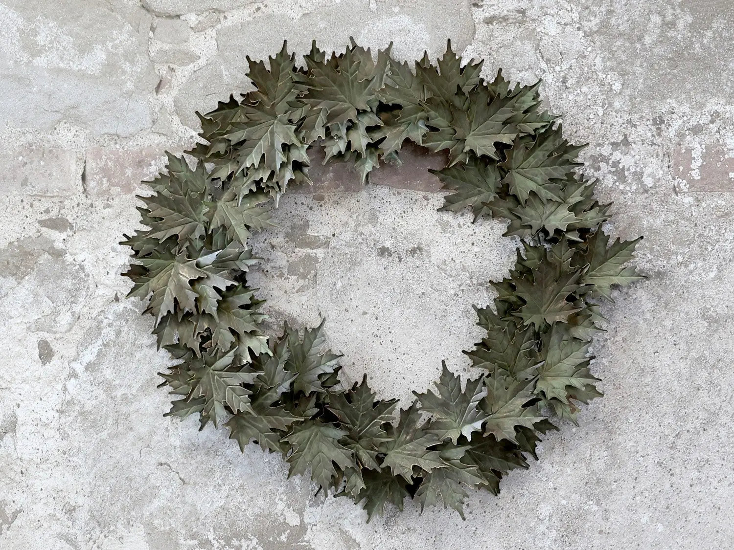 Alice - Couronne en fer avec feuilles vertes Chic Antique