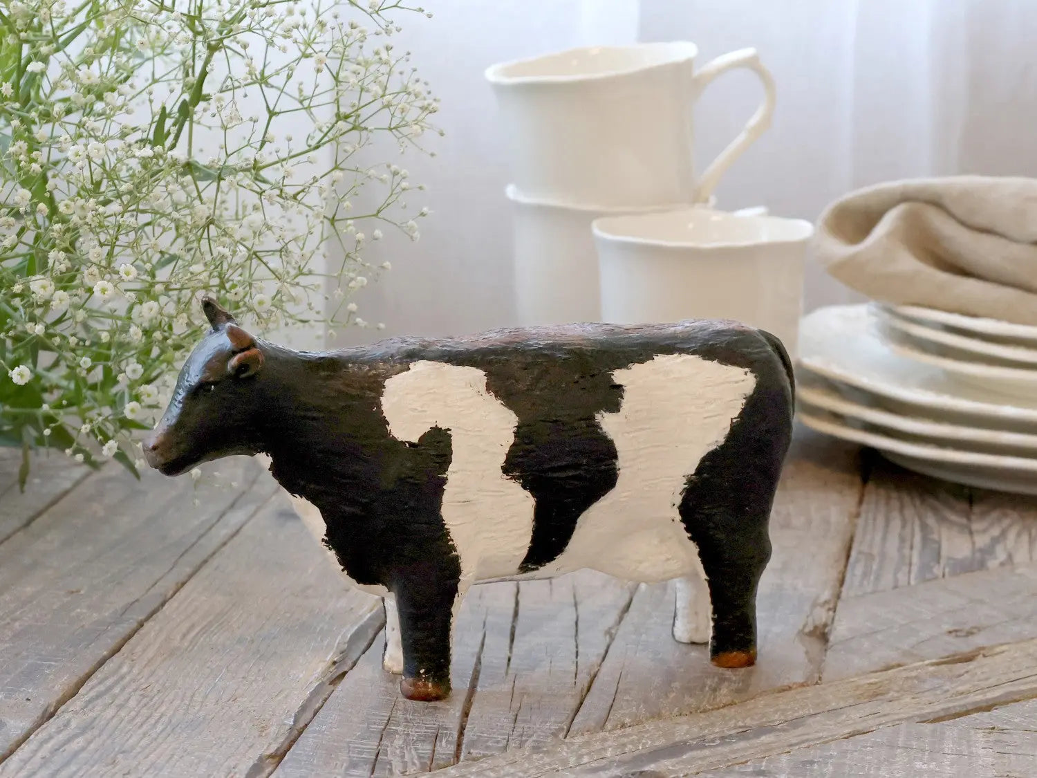 Florence - Figurine de vache Chic Antique