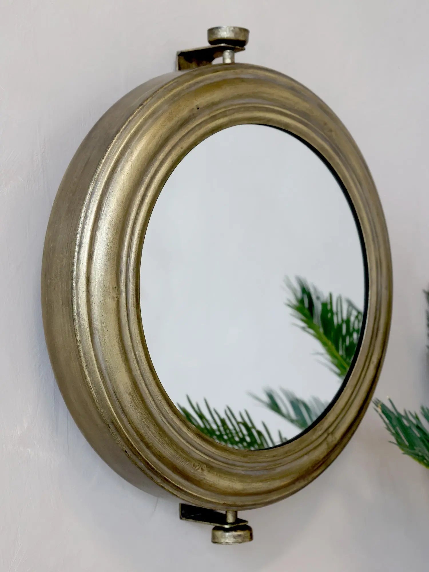 Jules - Miroir mural rond Chic Antique