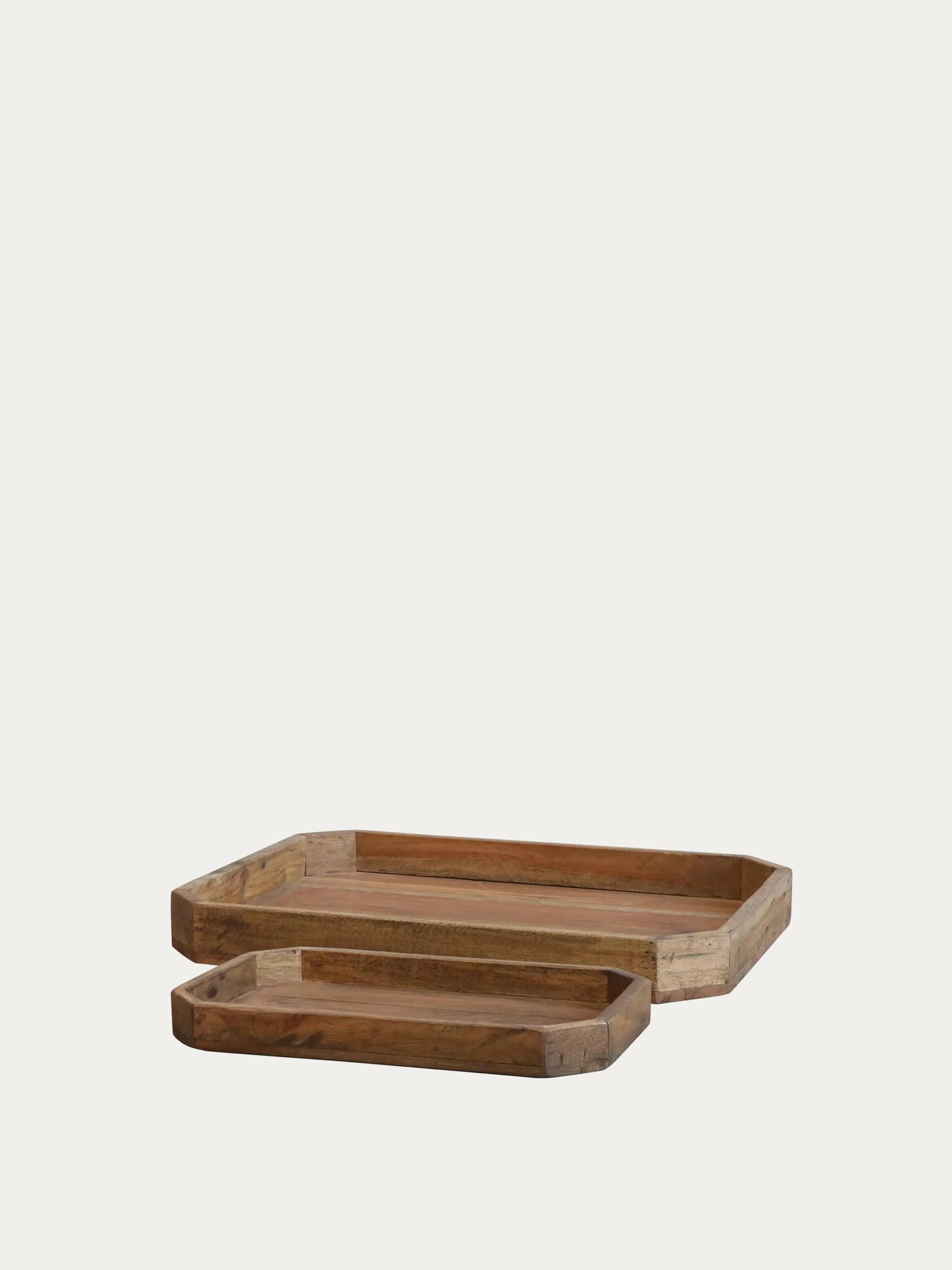 Plateau en bois lot de 2