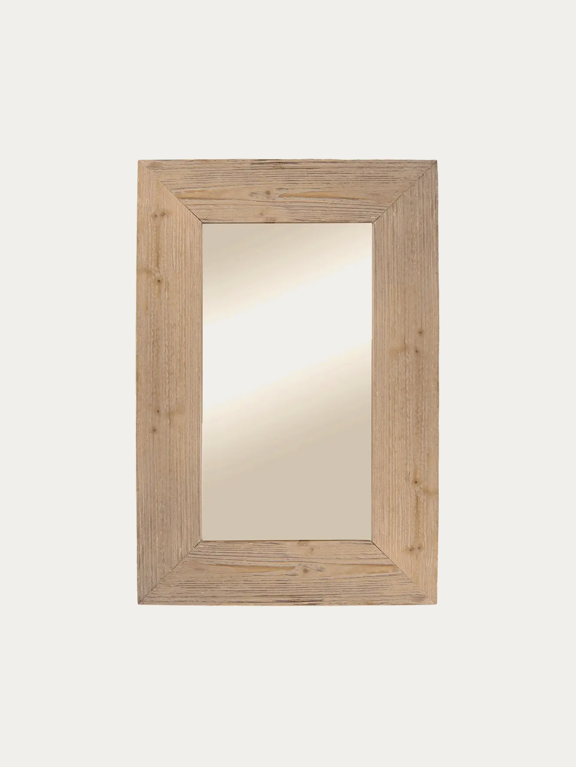 Miroir en bois recyclé grand cadre