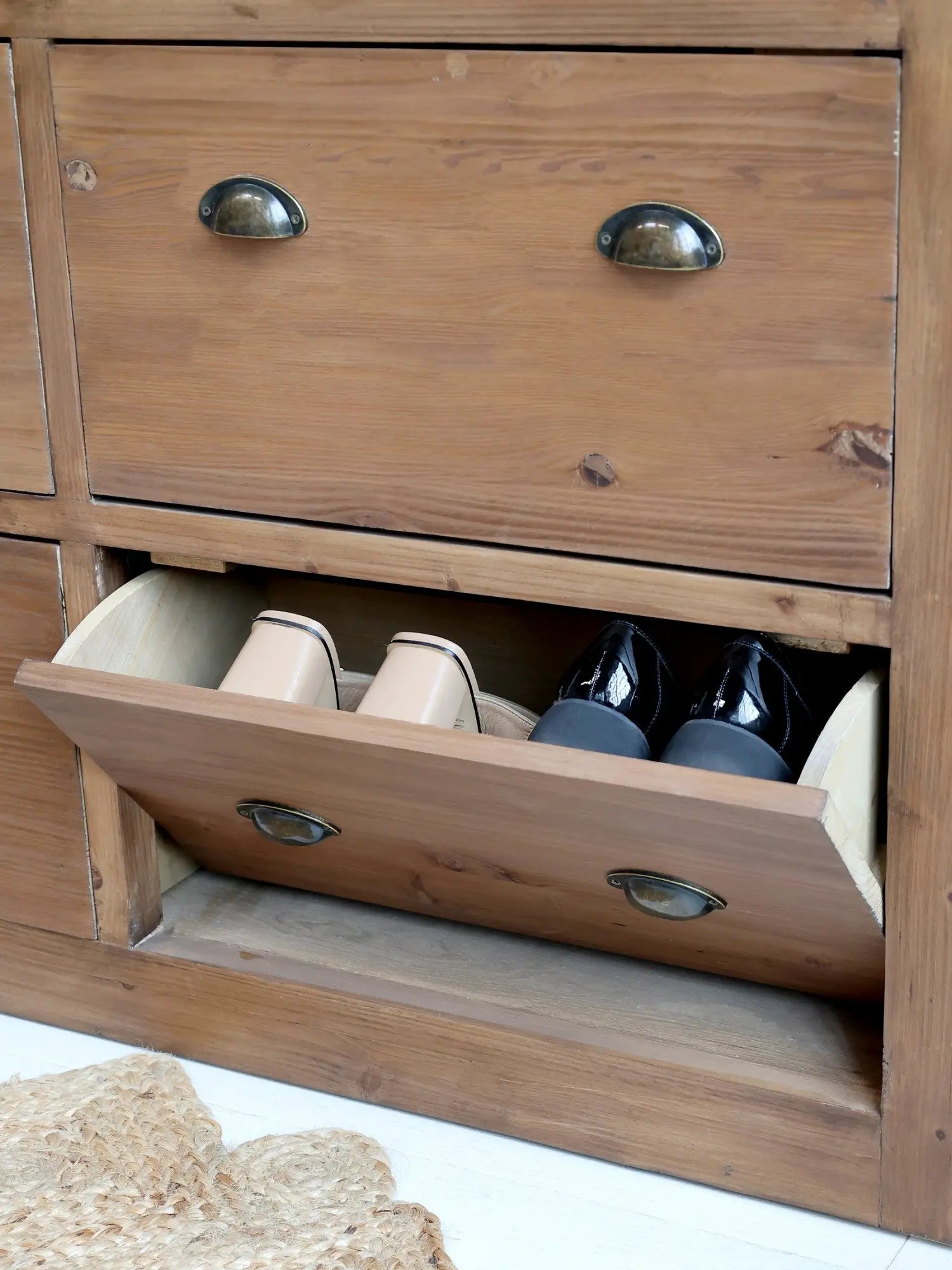 Sidonie - Commode à chaussure avec tiroir Chic Antique